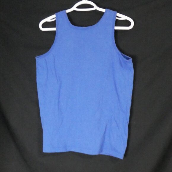 WARDROBE ESSENTIALS | size 16 | Blue Tank Top | 100% Cotton - Picture 2 of 13